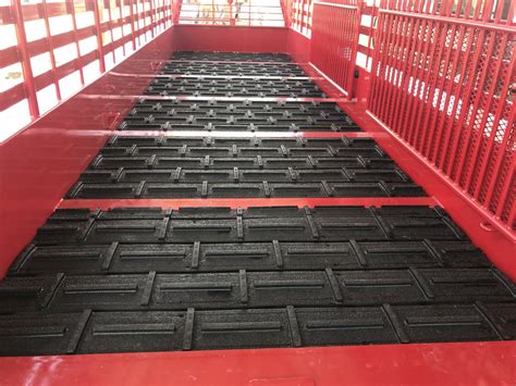 Cleated Livestock Trailer Flooring - Polycleat