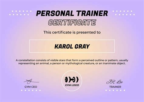 personal trainer 5 days a week