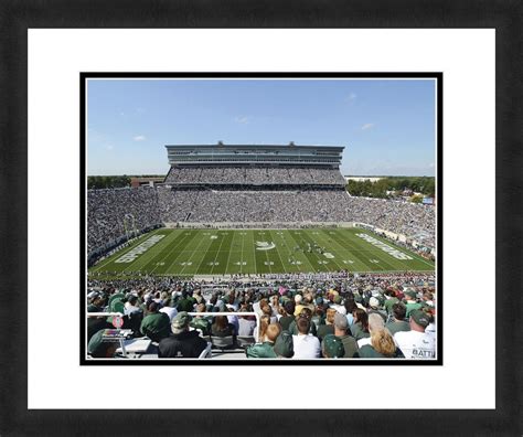NCAA Michigan State Spartans Stadium, Beautifully Framed and Double ...
