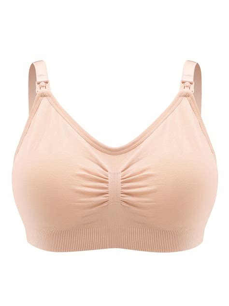 Solid Full Coverage Front Clasp Seamless Comfort Bra – CRAZE