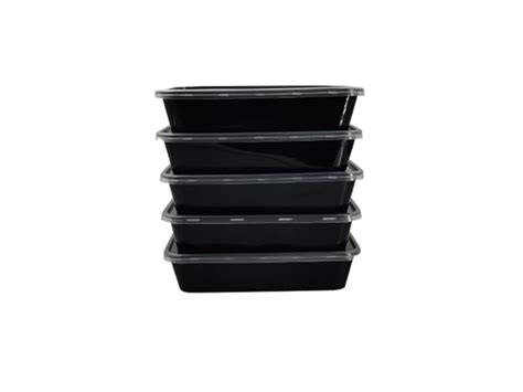 Fresh Seal Reusable Rectangle Plastic containers with lid for Food ...