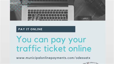 City of Odessa reminds public they can pay tickets, water bill online ...