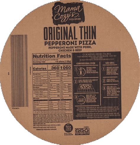 Mama Cozzi's Original Thin Pepperoni Pizza