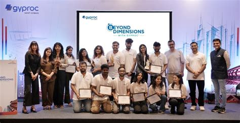 Gyproc India Concludes First Edition of 'Beyond Dimensions' Design ...