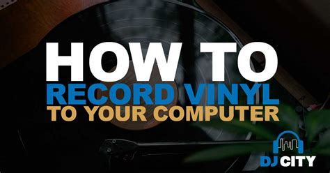 Image result for How to Copy Vinyl to Computer
