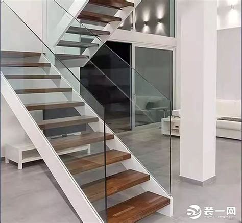 现代风格楼梯玻璃楼梯扶手图片-家居美图_装一网装修效果图