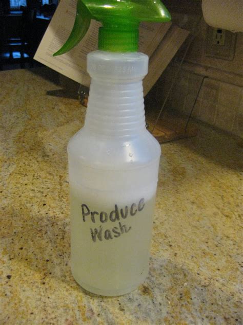 Sweet Peas and Pumpkins: Homemade Fruit and Vegetable Produce Wash