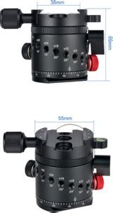 Lyla Camera Tripods Panoramic Indexing Rotator Ball Head with Quick ...