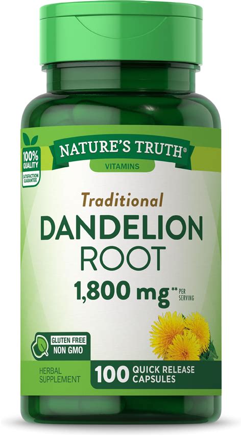 Amazon.com: Nature's Way Dandelion Root, Traditional Diuretic Herb ...