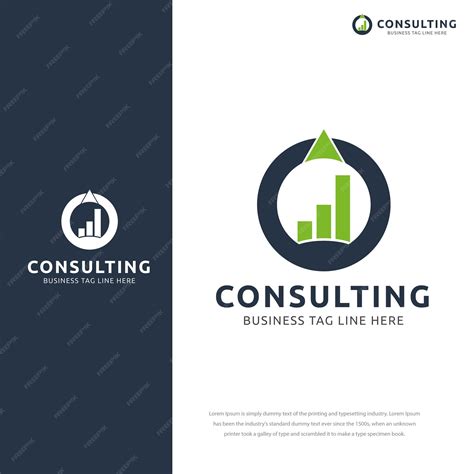 Premium Vector | Business Consulting Logo Design
