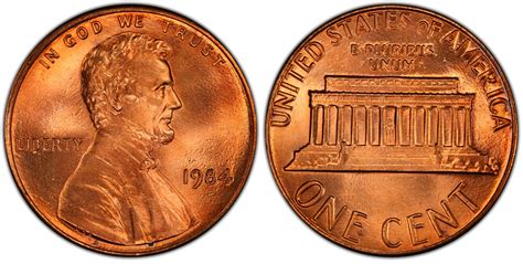 1984 1C Doubled Die Obverse, RD (Regular Strike) Lincoln Cent (Modern ...