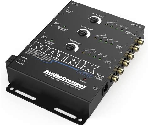 Buy AudioControl Matrix Plus Black Six Channel Line Driver with Remote ...