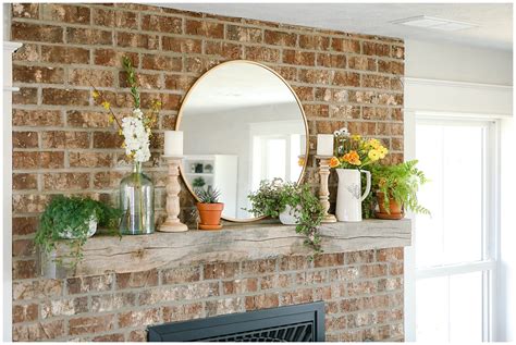 Mantel Ideas For Brick Fireplace