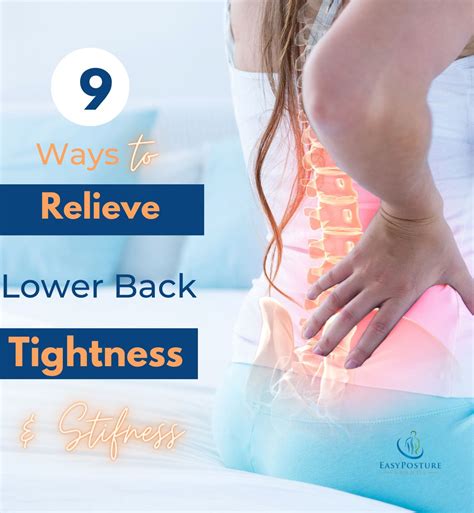 9 Best Ways to Relieve Lower Back Tightness – Easy Posture Brands