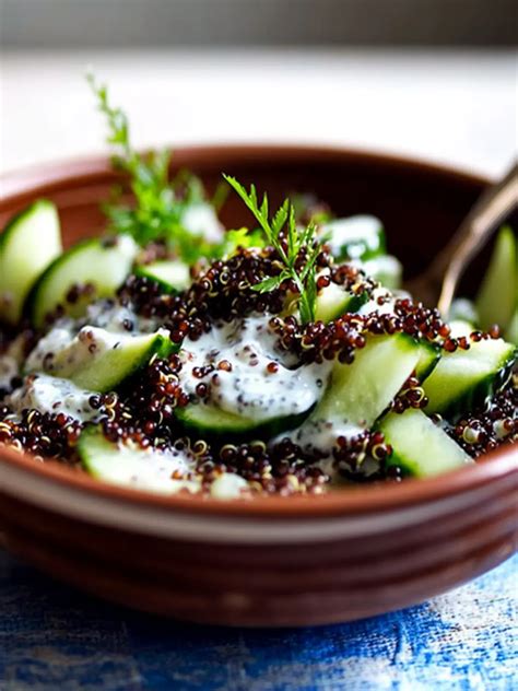 Perfect Mediterranean Cucumber and Yogurt Salad with Quinoa Bliss