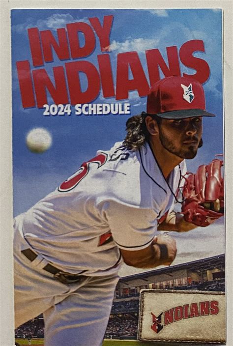 2024 INDIANAPOLIS INDIANS Schedule ⚾️ Minor Baseball Sked Not 2023 | eBay