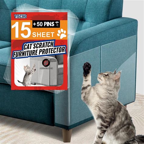 Amazon.com : VISCOO Anti Cat Scratch Furniture Protector,15Pack Cat ...