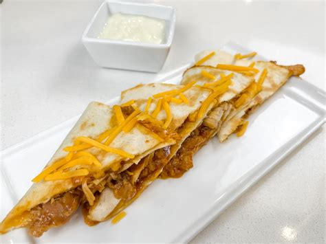 BBQ Chicken Quesadillas - I Love CB Foods