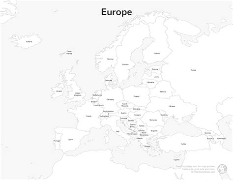 Labeled Map of Europe 的图像结果