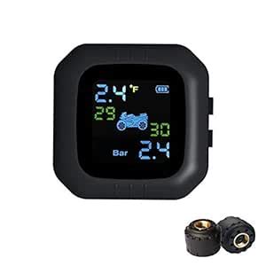 3NH® Waterproof Cordless TPMS Motorcycle Tire Pressure Monitoring ...