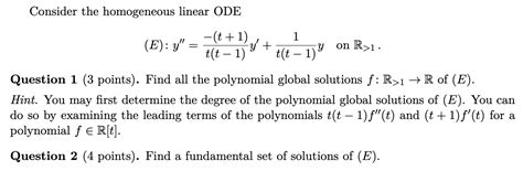 Image result for Second Order Ode Practice Questions