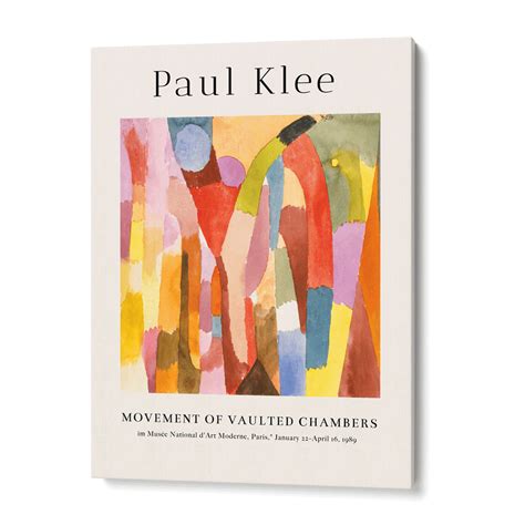 Paul Klee - Movement Of Vaulted Chambers Exhibition Poster – Nook At You