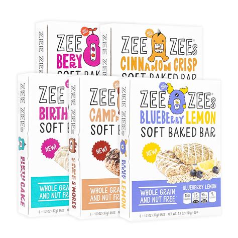 Zee Zees Soft Baked Bars Nutrition Facts at Kathryn Ono blog