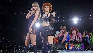 Image result for Taylor Swift, Ice Spice perform ‘Karma’ live