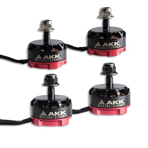 Buy AKK RS2205 4pcs Brushless Motor 2300KV 2CW 2CCW for FPV Racing ...