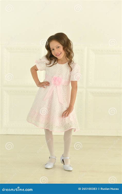 Beautiful Cute Nice Girl Posing in Studio Stock Image - Image of female ...