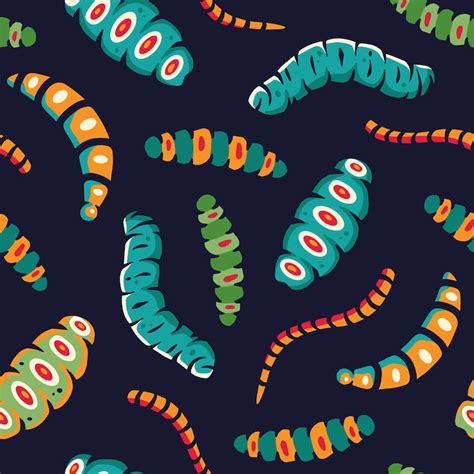Worms seamless pattern Images - Free Download on Freepik