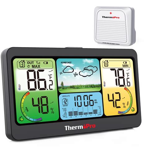 Snapklik.com : ThermoPro TP280 1000FT Home Weather Stations Wireless ...