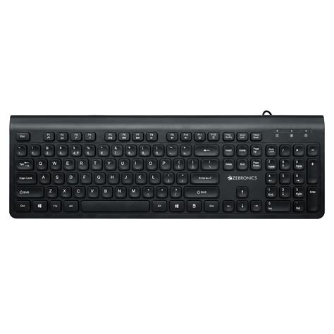 Amazon.in: Buy ZEBRONICS K51 Wired Keyboard with 105 Keys, 1.3m Cable ...