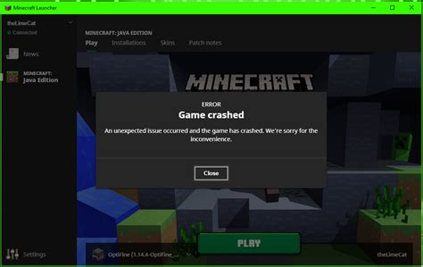 Image result for Minecraft Crashing Windows 1.0 Java