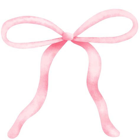 Pink ribbon bow isolated on transparent background with shiny satin ...