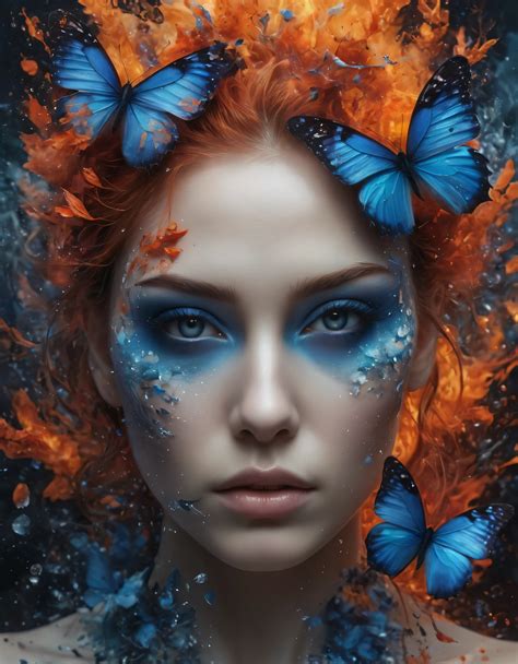 Blue Butterfly - Daily-Challenge (0428) created with SeaArt AI - depth of despair meaning