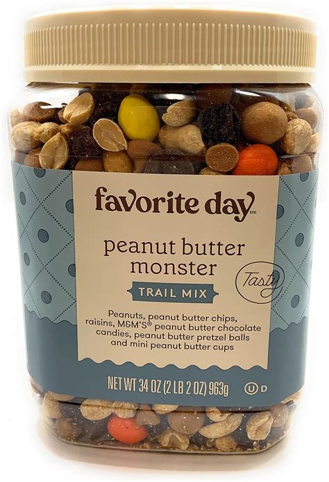 Amazon.com: Favorite Day Peanut Butter Monster Trail Mix, 34 oz., 2.1 ...