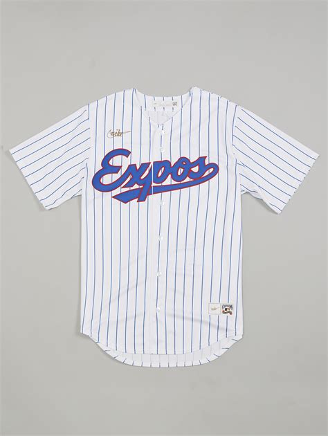 Cooperstown Pinstripe Montreal Expos Jersey - Tricolore Sports