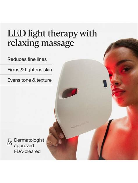 Therabody TheraFace Mask Glo Cordless LED Skincare Mask with Relaxing ...