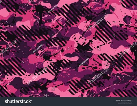 Pink Camouflage Vector