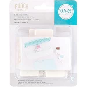 American Crafts We R Memory Keepers Tools 3 Piece Spiral Punch Inserts ...