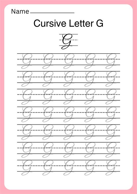 Cursive Capital G