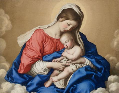 Madonna And The Sleeping Child - Life Size Posters by Sassoferrato ...