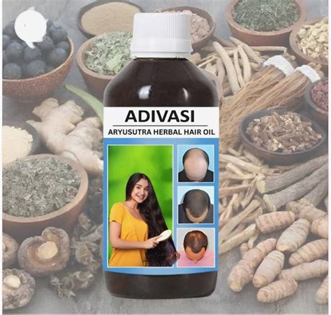 Adivasi ARYUSUTRA HERBAL HAIR OIL 250ML.2PCS Hair Oil - Price History
