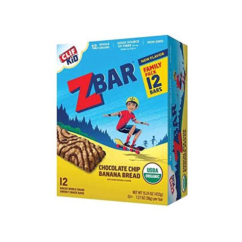 Chocolate Chip Banana Bread Z-Bars, 12 Ct