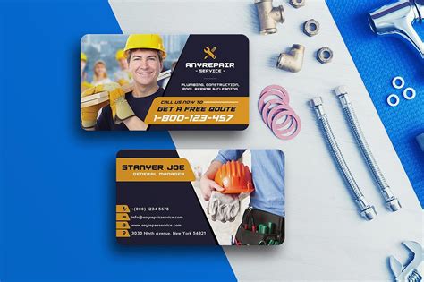 Best Construction Business Cards 的图像结果