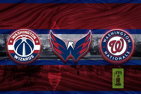 Washington Sports Teams Poster, Washington Nationals, Washington Capit ...
