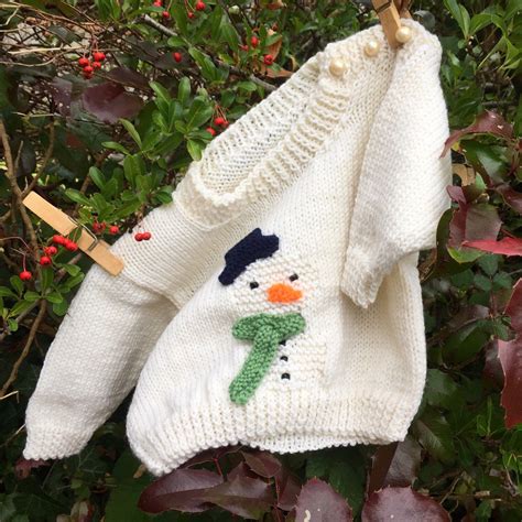 christmas crochet jumper