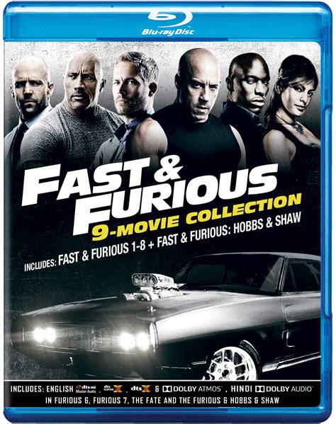 Buy Fast & Furious 8 Movies Collection + Hobbs & Shaw (9-Disc Box Set ...