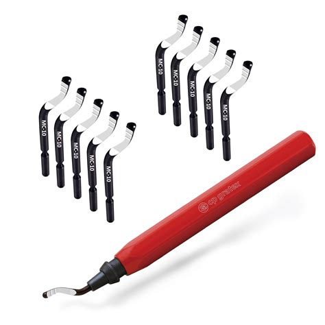 CP GRAT.EX Deburring Tool [Yellow] –1/2” C-BuRR Set 2 w/Hex Handle, Ø 3 ...